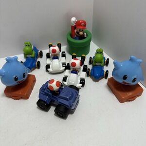 8‎ Plastic Mcdonalds Super Mario Kart Nintendo Figure Toys Mario Toadette